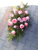 Kwiaty pamięci- wiązanka na florecie - obrazek 6