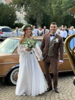 Bukiet ślubny komplet z butonierką - obrazek 6