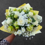 Bukiet mix w odcieniach bieli